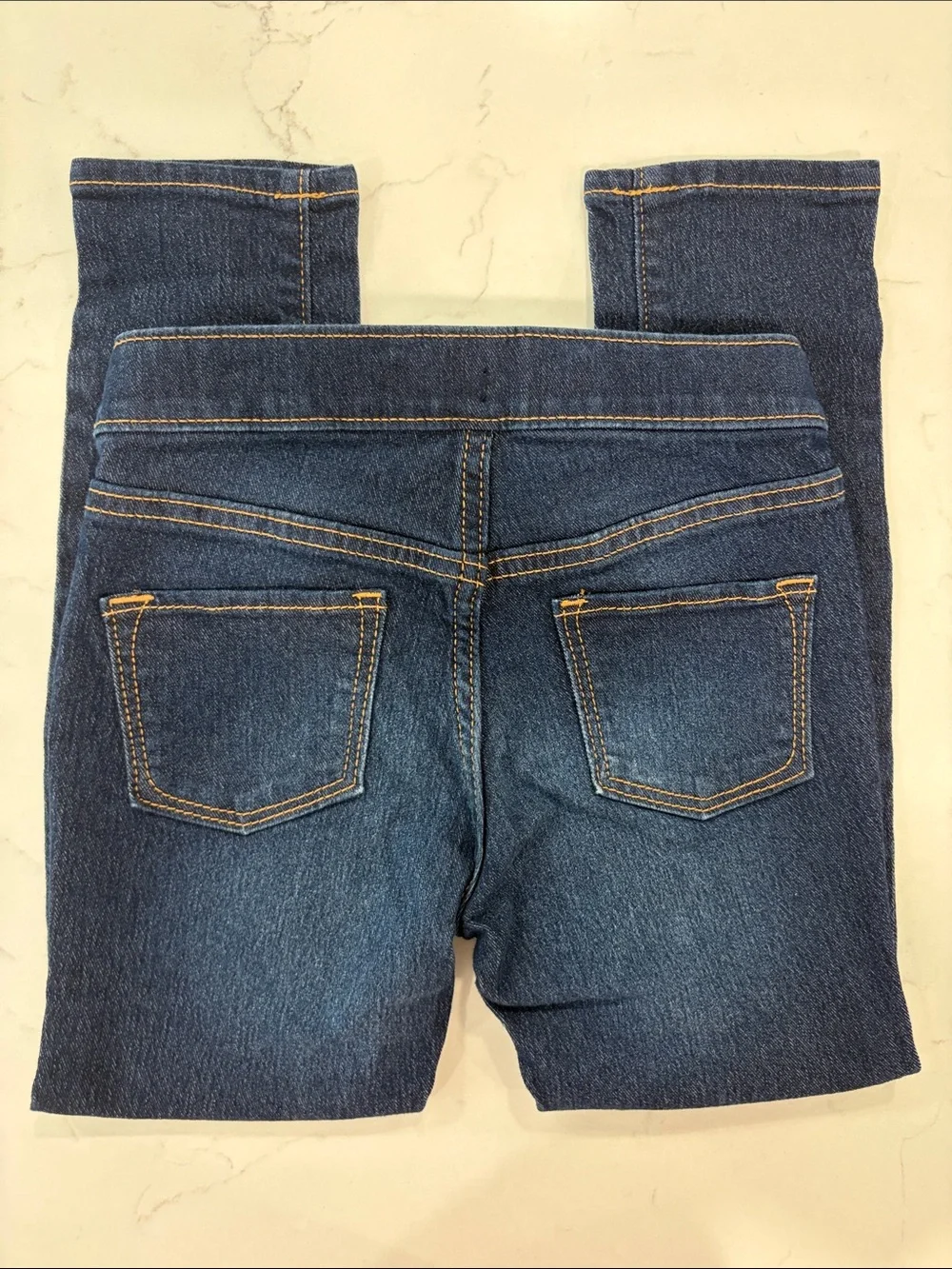 Old Navy Kid's Dark and Light Blue Stretch Jeans Lot - 2